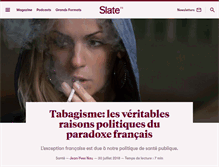 Tablet Screenshot of m.slate.fr